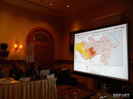 Cocuq Mərcanlıda aparılan bərpa işləri Tbilisidə regional konfransda təqdim olunub - FOTO