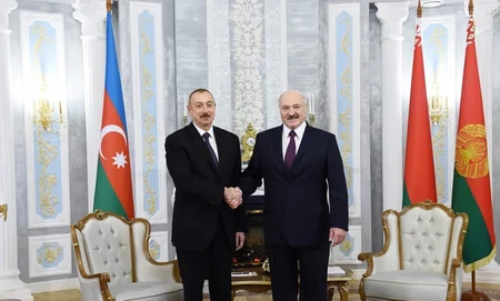 Prezident İlham Əliyevin və Prezident Aleksandr Lukaşenkonun təkbətək görüşü olub