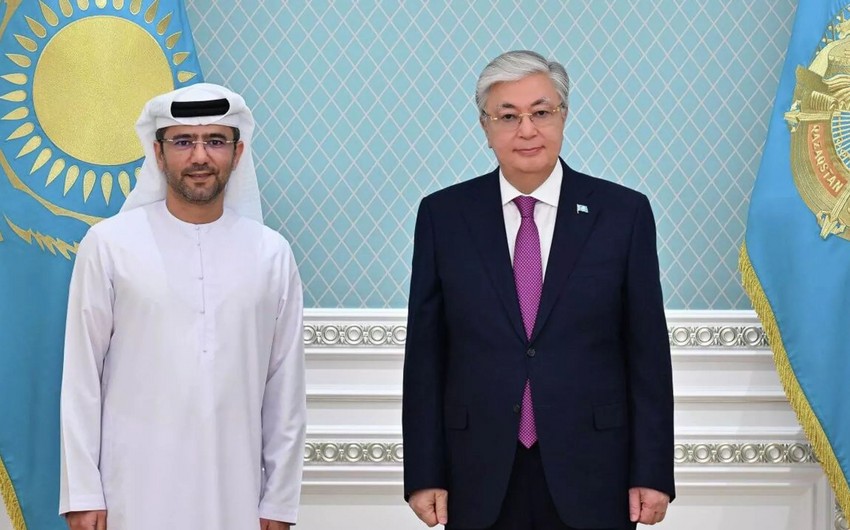 Tokayev discusses  development of Trans-Caspian Corridor with Abu Dhabi Ports Group CEO