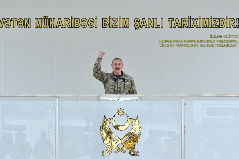 We brought enemy to its knees, forced it to wave white flag and leave Kalbajar: Ilham Aliyev