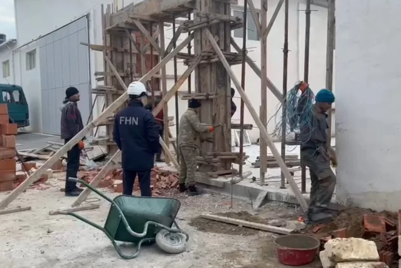 В Ясамальском районе снесен незаконно построенный объект