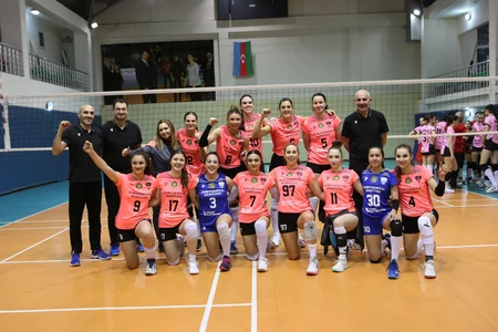 Qadın voleybolçular arasında Azərbaycan çempionatında VI turun oyunları baş tutub