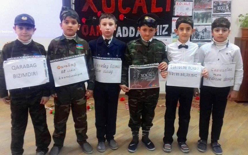 Bakı məktəblərində ilk dərslər Xocalı soyqırımına həsr olunub