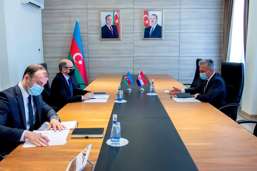 Energetika naziri Xorvatiyanın səfiri ilə görüşüb