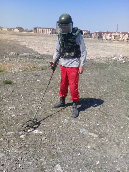 Gəncədə top mərmisi tapılıb