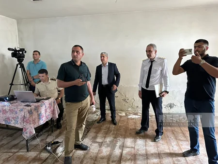 Media reps visit site of mass grave discovery in Azerbaijan’s Shusha