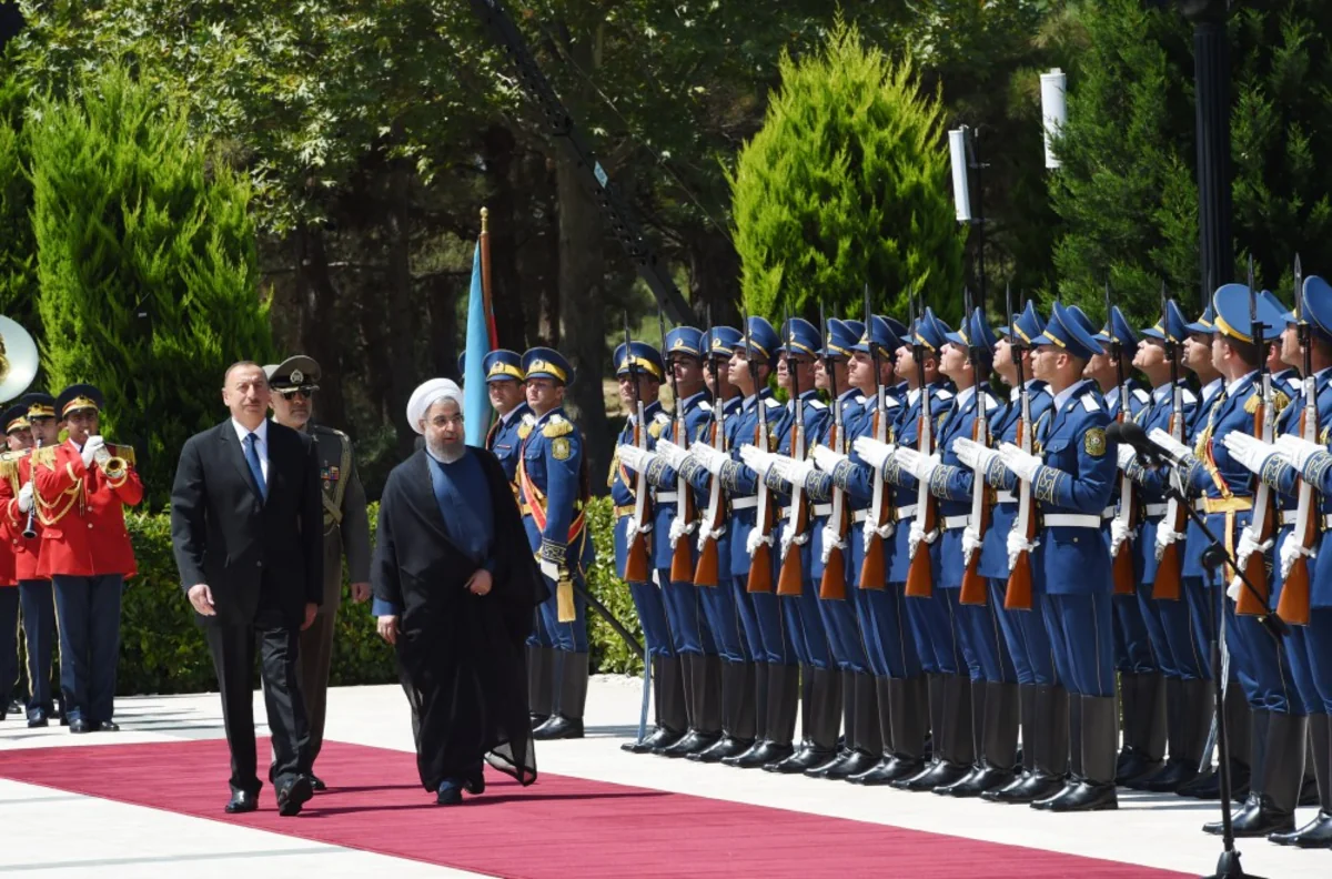 İran prezidenti Həsən Ruhaninin rəsmi qarşılanma mərasimi olub - FOTO