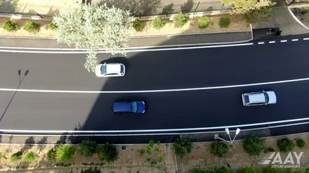 Bakının Elşən Süleymanov küçəsinin bir hissəsi təmir olunub