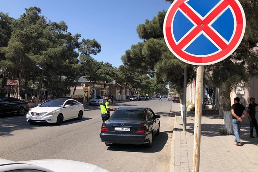 Salyan və Neftçalada qaydaları pozan sürücülər cərimələndi