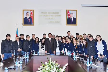 BANM-də Gənc Jurnalistlərin SOCAR Qış Məktəbi layihəsinin iştirakçıları ilə görüş keçirilib