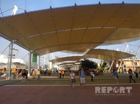 Павильон Азербайджана на выставке EXPO-2015 в Милане - ФОТОРЕПОРТАЖ