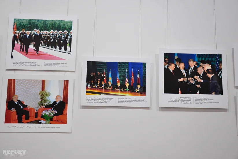Tbilisidə Şevardnadzeyə aid sərgidə Azərbaycanla bağlı fotoşəkillər təqdim olunub