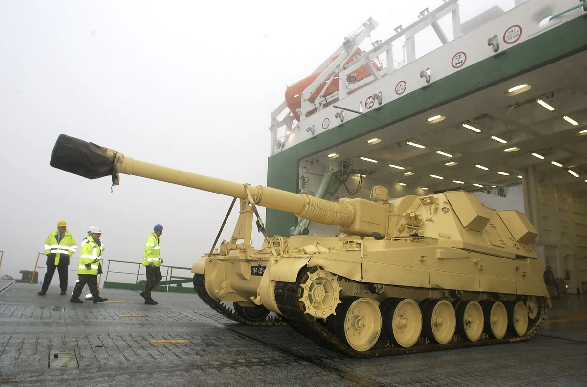 UK sends AS90 Howitzers and shells to Ukraine to fight Russia