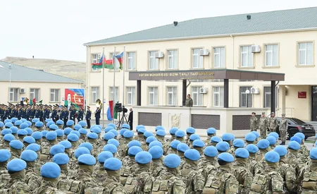 Prezident XTQ-nin hərbi hissəsində olub - YENİLƏNİB-2