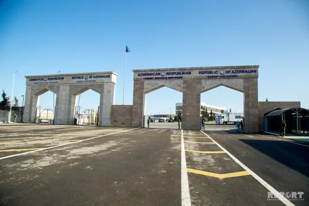 Azərbaycanla Rusiya sərhədində yerləşən Samur çayı üzərində yeni körpü açılıb - FOTOLAR