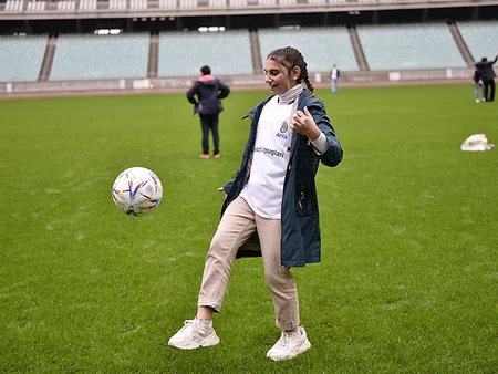 Ümumdünya Uşaq Hüquqları Gününə həsr edilmiş futbol tədbiri keçirilib