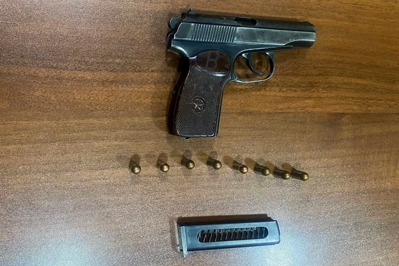 Binədə üzərində silah gəzdirən şəxs saxlanılıb