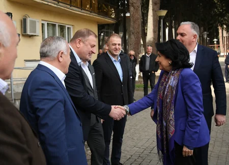 Salome Zurabişvili: “Kvemo Kartli bölgəsində gürcü dilinin tədrisi gücləndirilməlidir”