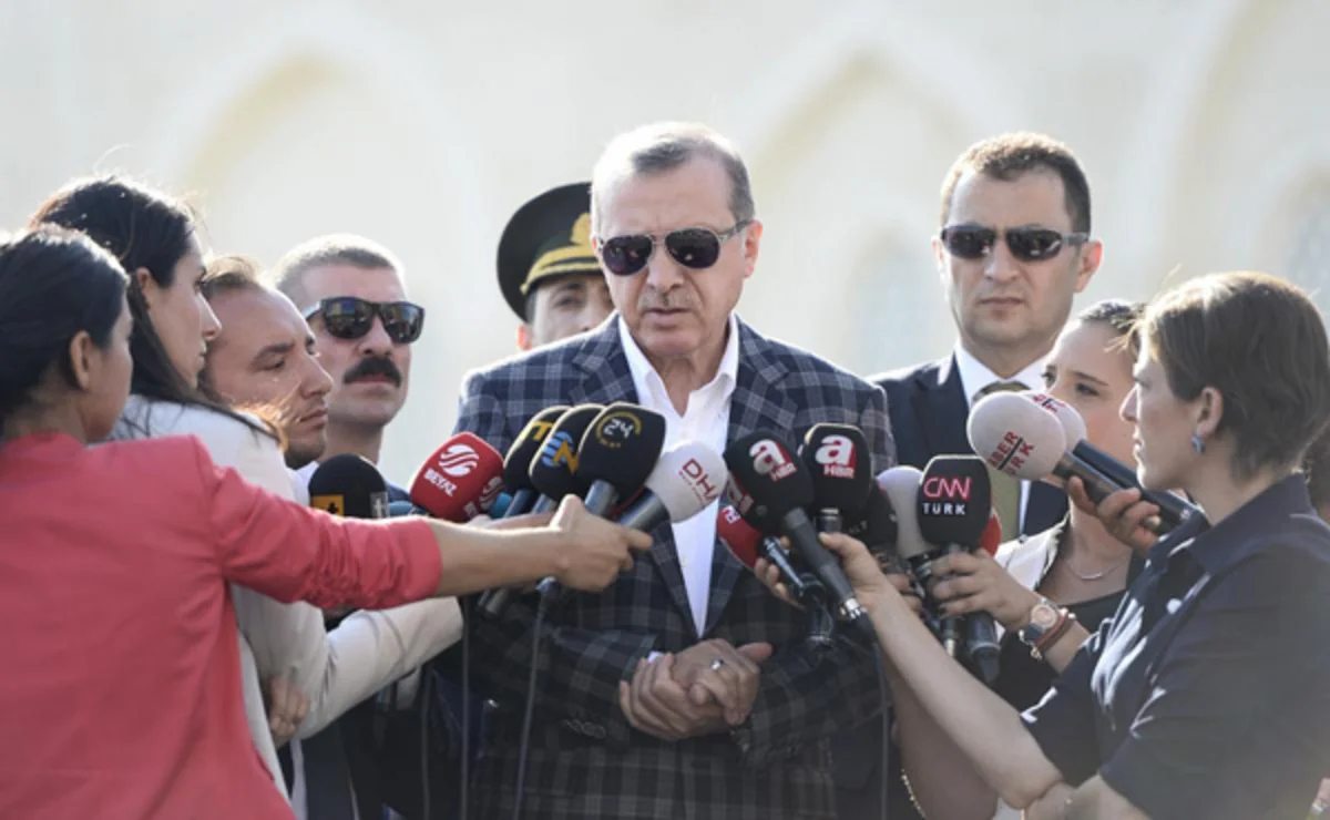 Ərdoğan: Terror qruplaşmalarının əlində onların silahını görəndə məyus oluruq