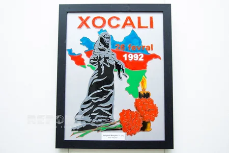 Xocalı balaca rəssamların gözü ilə - FOTOREPORTAJ