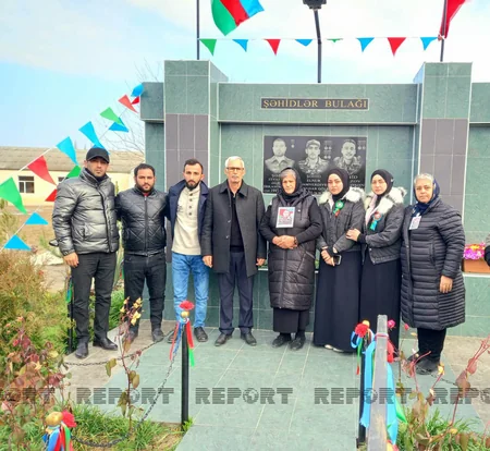 Vətən müharibəsi şəhidlərinin adına inşa edilən bulağın açılışı olub