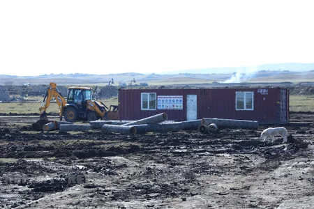 Xarabalıqda inşa edilən nəhəng hava limanı - VİDEOREPORTAJ