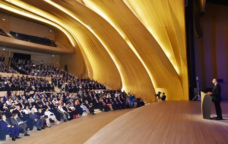 President Ilham Aliyev attended the opening of the 3rd World Forum on Intercultural Dialogue - PHOTOS