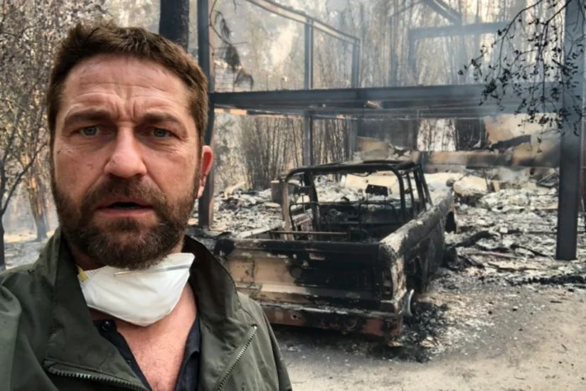 Актер Джерард Батлер лишился дома из-за пожара в Калифорнии