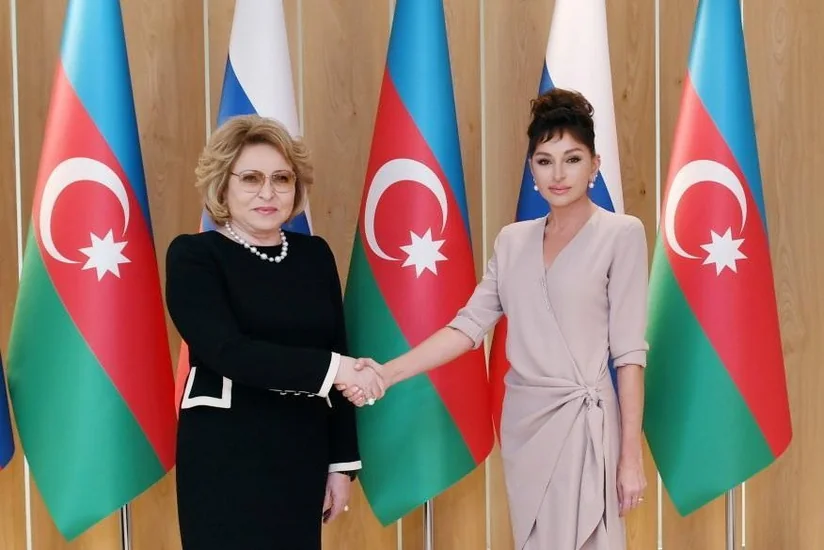 Mehriban Aliyeva and Valentina Matvienko open pavilion “Azerbaijan” at VDNKh