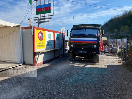 По дороге Ханкенди-Лачын беспрепятственно проехали 57 автомобилей миротворцев