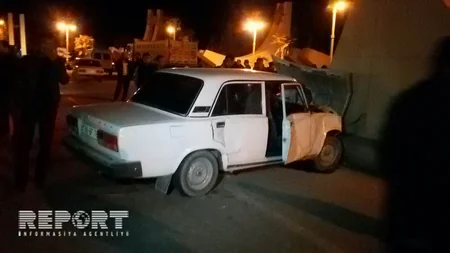 Bərdədə ağır yol qəzası baş verib, 5-i uşaq olmaqla 8 nəfər yaralanıb - FOTO