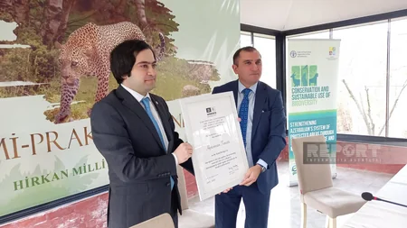 Hirkan Milli Parkının yaranmasından 20 il ötür