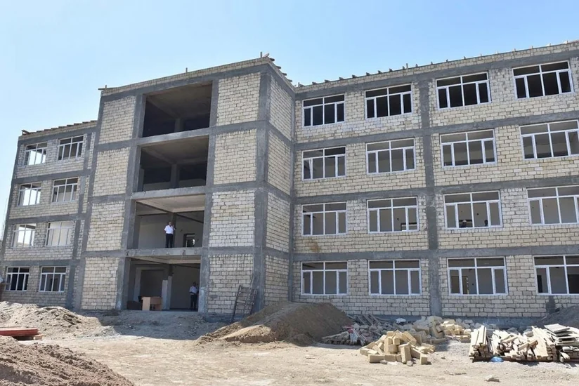 Məcburi köçkünlər üçün 7 milyon manatlıq məktəb tikilir