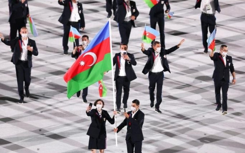 Tokio-2020: Azərbaycan nümayəndə heyəti paraddan keçdi