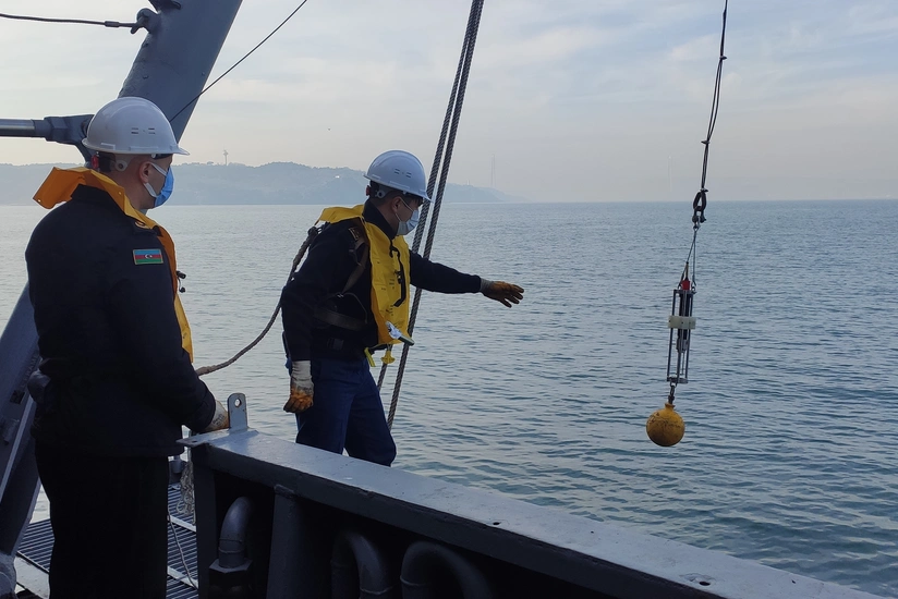 Servicemen of Azerbaijan Naval Forces trained in Turkiye