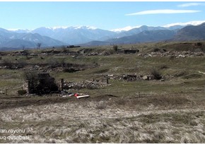 Footage of Agh oyug settlement of Zangilan