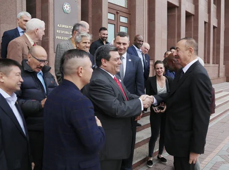President Ilham Aliyev receives participants of 55th Convention of World Boxing Council