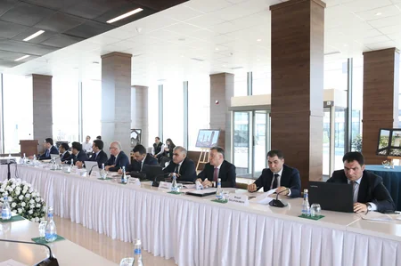 Ağdamda İdarələrarası Mərkəzin İqtisadi məsələlər üzrə İşçi Qrupunun  iclası keçirilib