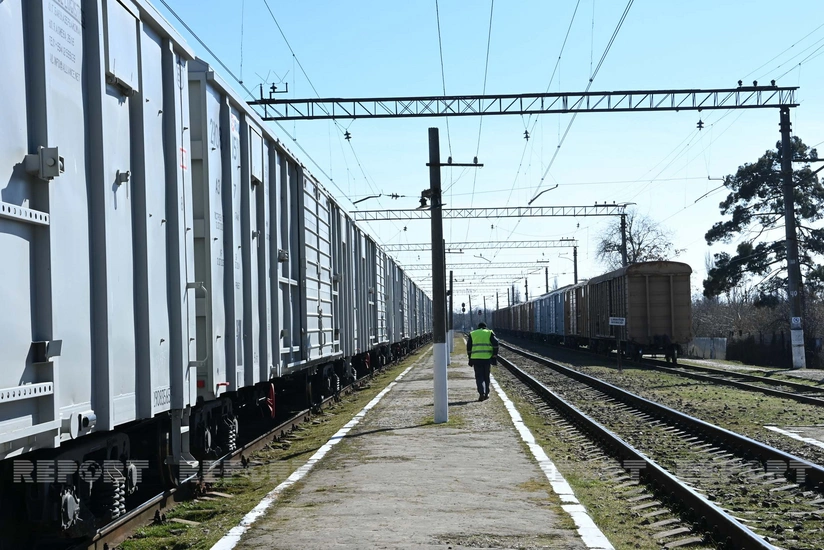 Названа дата отправки очередного поезда Агроэкспресс из Азербайджана в Россию