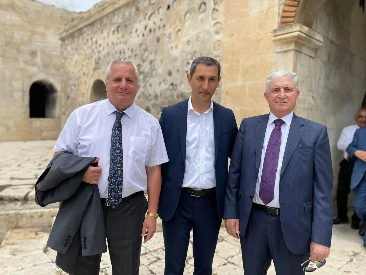 Azərbaycanın bir qrup alimi Ağdamda bərpa işləri ilə tanış olub