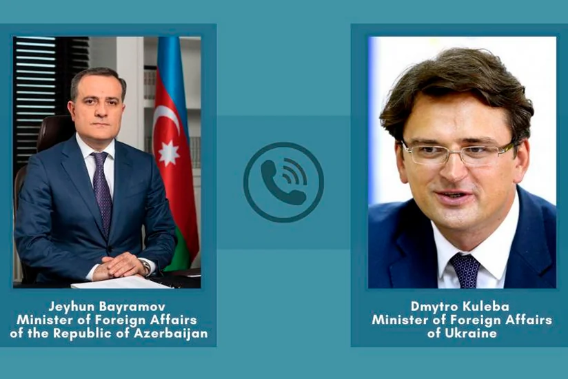 Главы МИД Азербайджана и Украины подчеркнули в ходе телефонного разговора высокий уровень сотрудничества