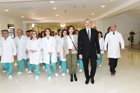 President Ilham Aliyev inaugurates Guba District Central Hospital