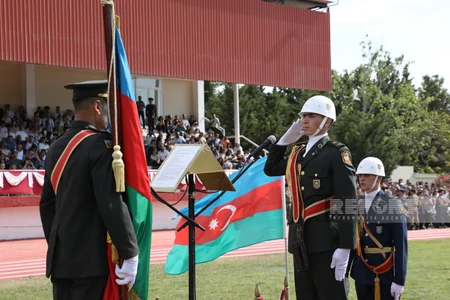 Heydər Əliyev adına Hərbi İnstitutda növbəti buraxılış mərasimi keçirilib