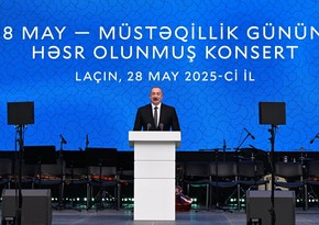 Concert marking May 28 – Independence Day commences in Lachin