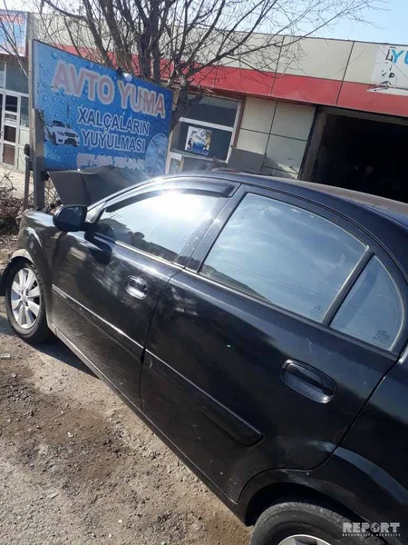 Abşeronda üç avtomobil toqquşdu - VİDEO - FOTO