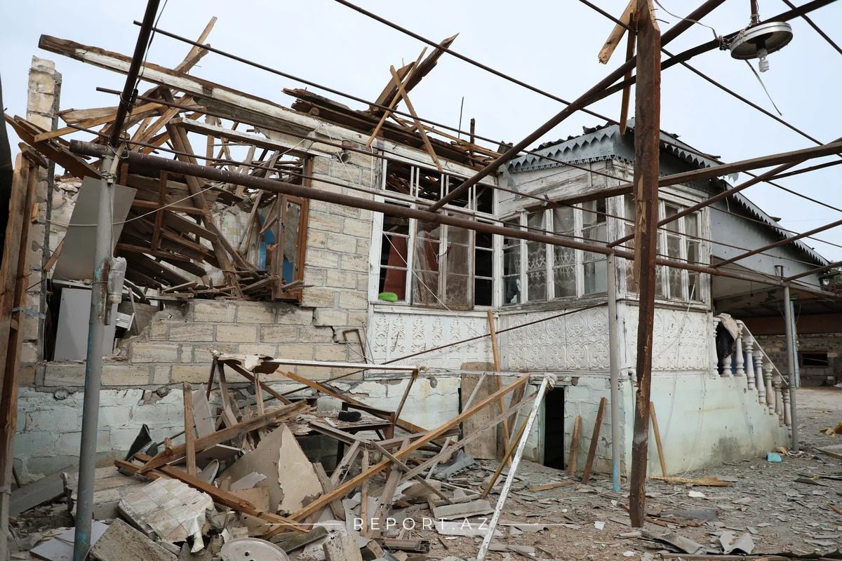 Düşmən Tərtərə 30-a yaxın top mərmisi atıb