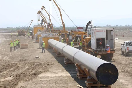 TAP-ın Albaniya hissəsində 14 km boru qaynaqlanıb