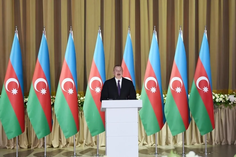 President Ilham Aliyev attended official reception on the occasion of 28 May-Republic Day