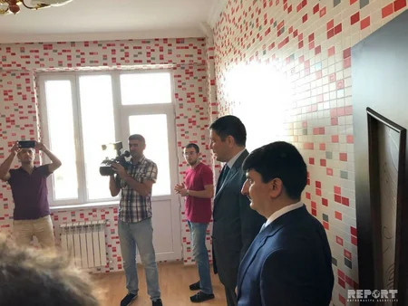 Abşeronda 60 şəhid ailəsinə və Qarabağ müharibəsi əlilinə mənzillər təqdim edilib