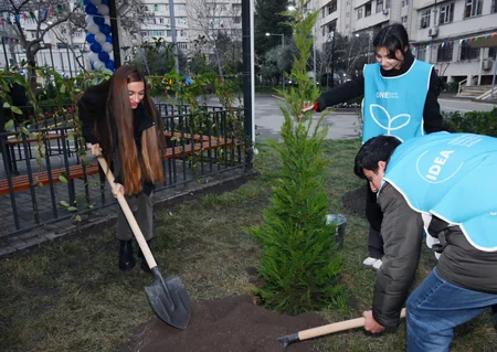 Bakıda növbəti yenilənmiş həyətlər istifadəyə verilib
